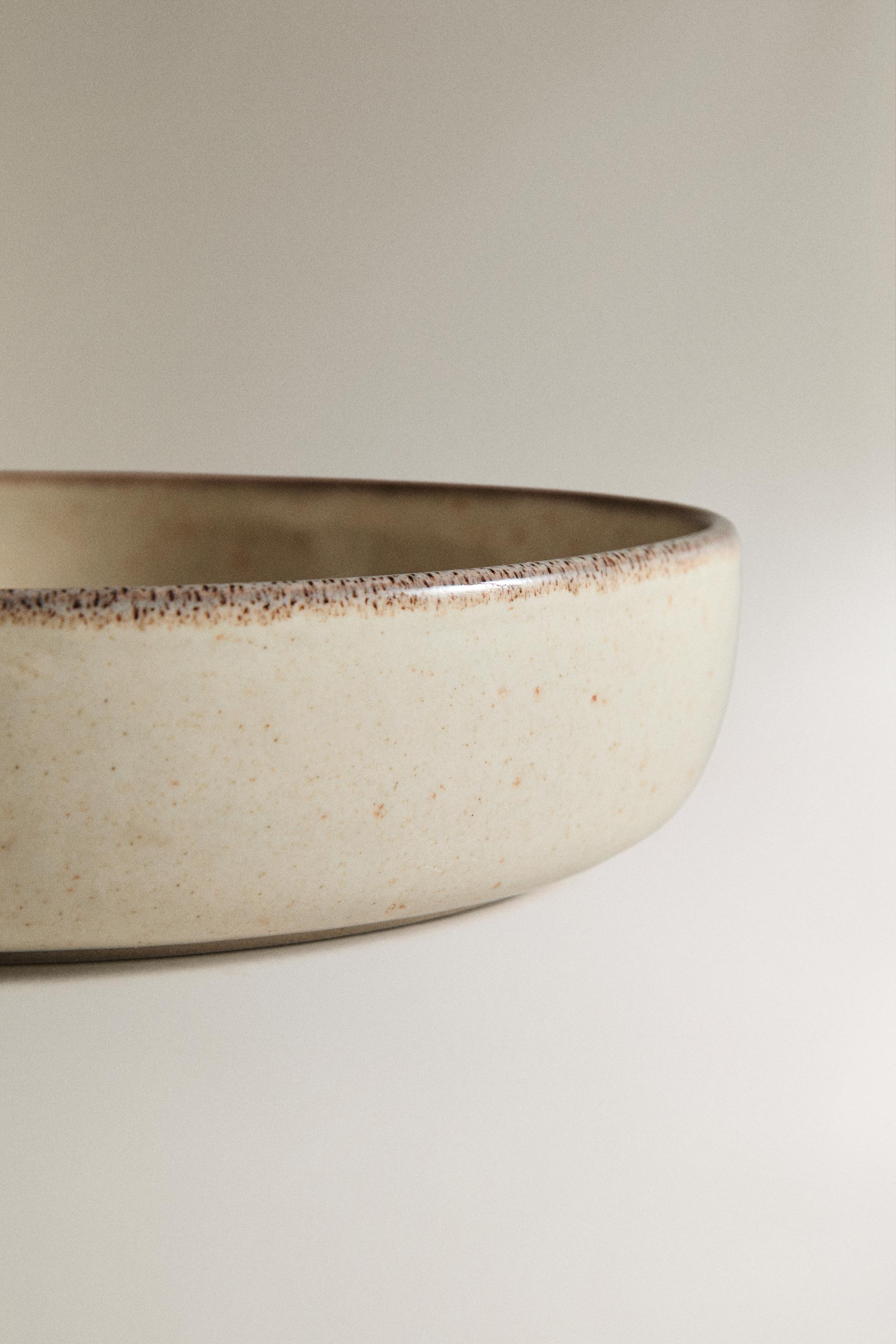 STONEWARE SOUP PLATE
